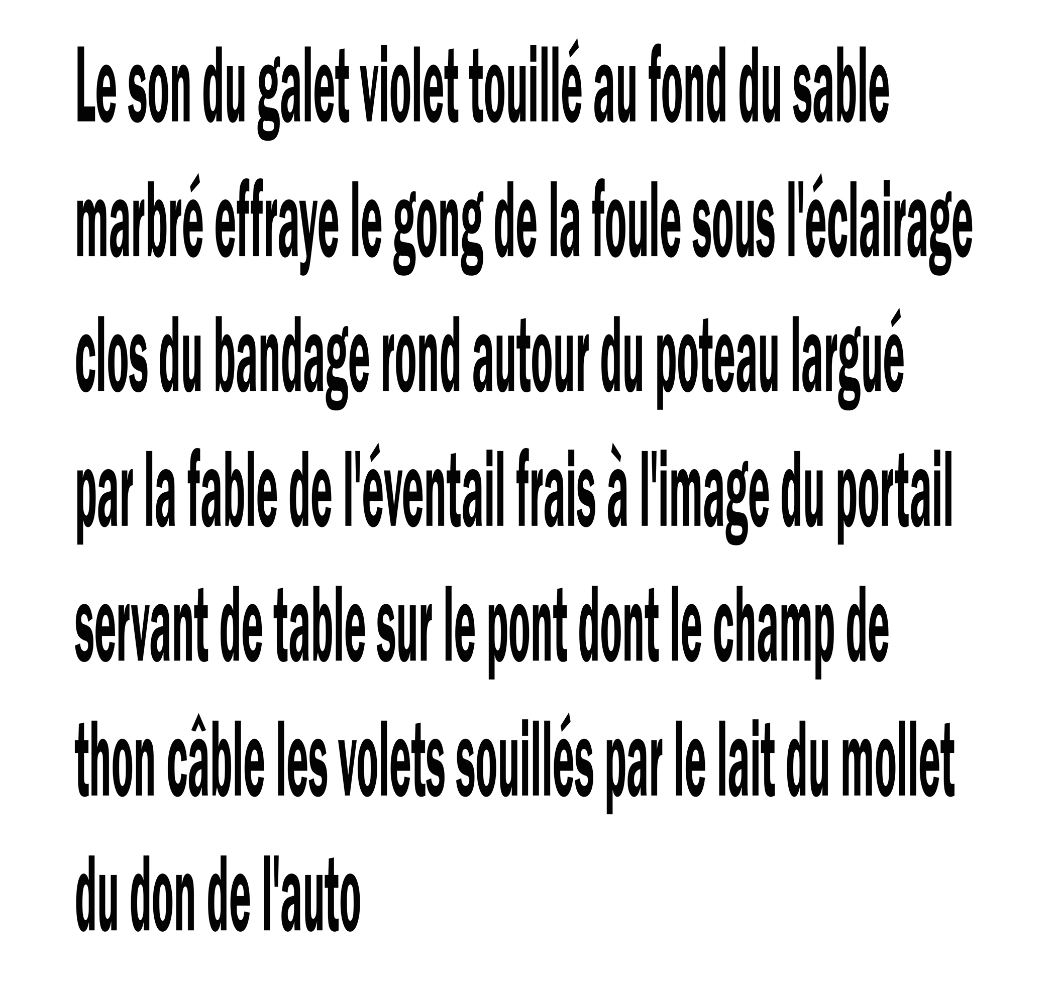 Le son du galet